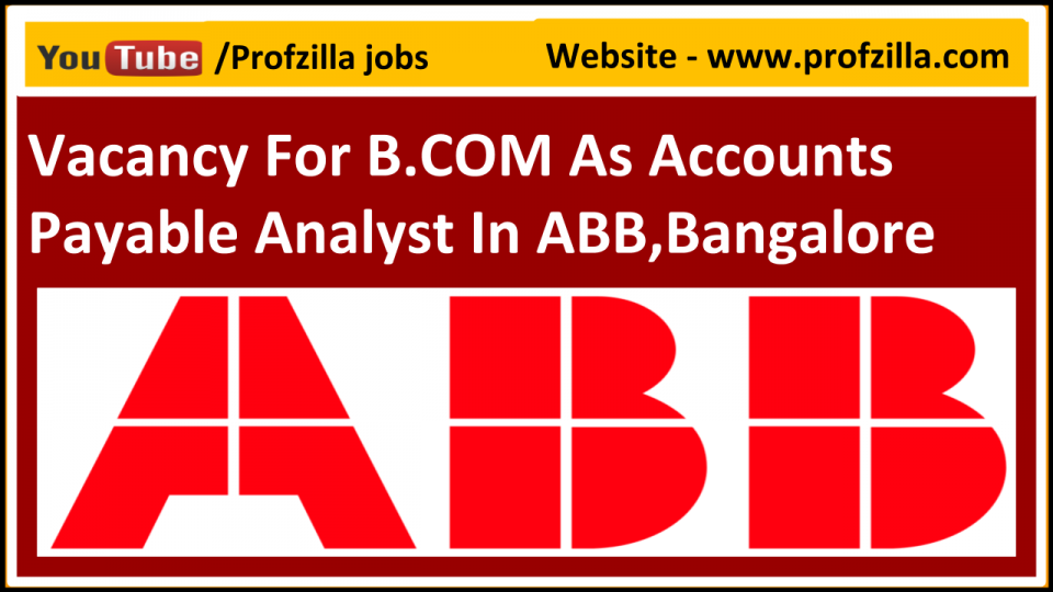 Accounts payable jobs in bangalore 2013